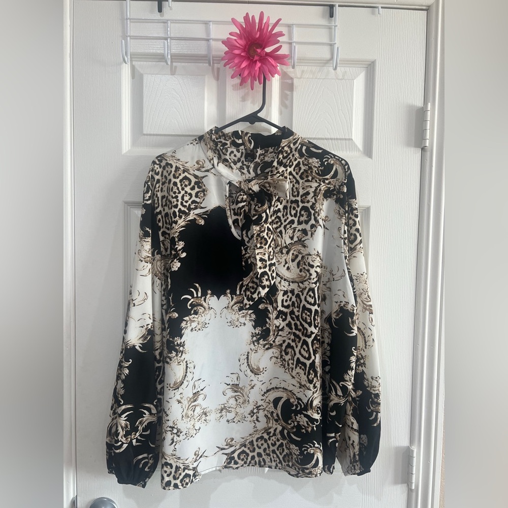 Dressy Multi Color Blouse